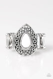 HUE Me In - White Paparazzi Ring - Carolina Bling Boss