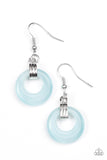 Look High and GLOW - Blue Paparazzi Earrings - Carolina Bling Boss