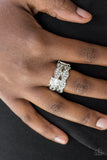 Fairytale Fabulous - White Paparazzi Ring - Carolina Bling Boss