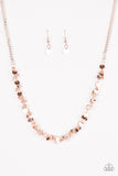 Year To Shimmer - Rose Gold Paparazzi Necklace - Carolina Bling Boss