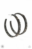 GLITZY By Association - Black Paparazzi Earrings - Carolina Bling Boss