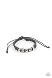 Urban Cattle Drive - Black Unisex Paparazzi Bracelet