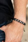 Urban Cattle Drive - Black Unisex Paparazzi Bracelet