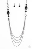 GLAMMED By Association - Black Paparazzi Necklace - Carolina Bling Boss