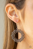 Girl Of Your Gleams - Silver Paparazzi Earrings