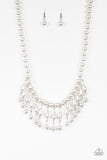 Miss Majestic - White Paparazzi Necklace