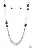 Pleasant Promenade - Purple Paparazzi Necklace