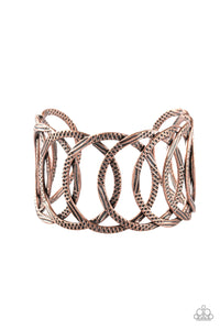 Circa de Contender - Copper Paparazzi Bracelet - Carolina Bling Boss