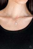 City Gem - White Paparazzi Necklace - Carolina Bling Boss
