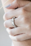 Money Hungry - White Paparazzi Ring - Carolina Bling Boss