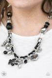 Charmed, I Am Sure - Black Paparazzi Necklace - Carolina Bling Boss