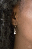 Leading Lady - White Paparazzi Necklace - Carolina Bling Boss