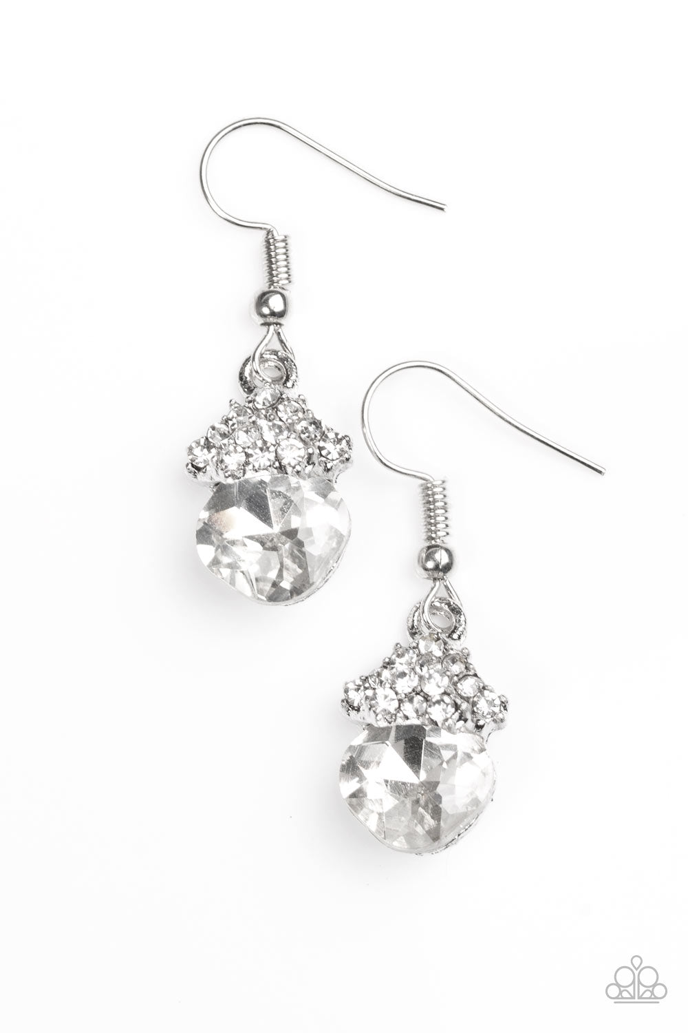 Say no more cheap white earrings paparazzi