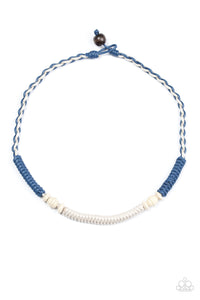 Surfin Santa Cruz - Blue Paparazzi Necklace - Carolina Bling Boss