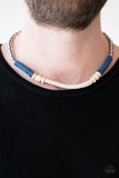 Surfin Santa Cruz - Blue Paparazzi Necklace - Carolina Bling Boss