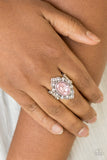 Power Behind The Throne - Pink Paparazzi Ring - Carolina Bling Boss