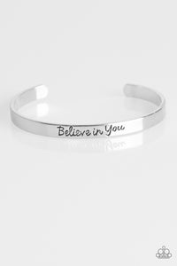 Always Believe - Silver Paparazzi Bracelet - Carolina Bling Boss