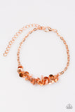 Shimmer Train - Copper Paparazzi Bracelet - Carolina Bling Boss