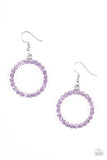 Bubblicious - Purple Paparazzi Earrings - Carolina Bling Boss