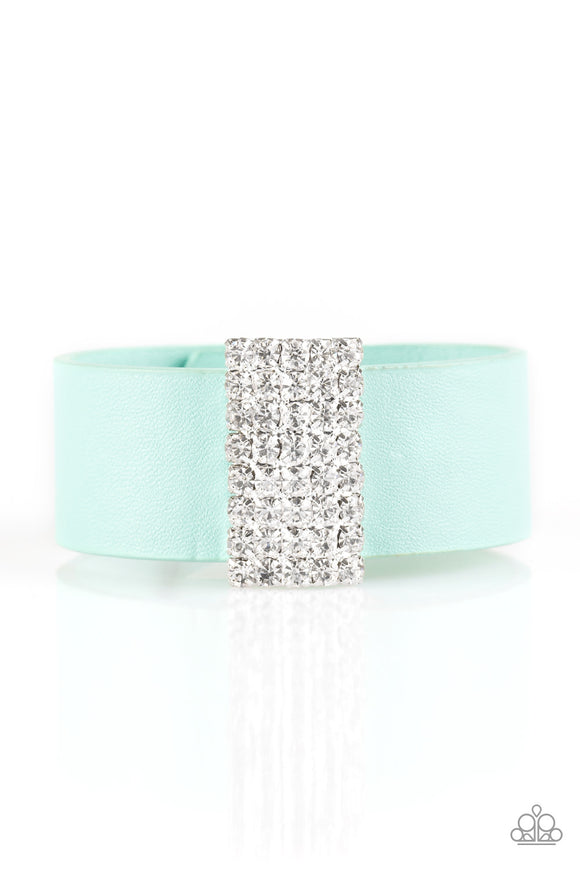 Walk The CATWALK - Green Paparazzi Wrap Bracelet - Carolina Bling Boss