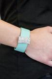 Walk The CATWALK - Green Paparazzi Wrap Bracelet - Carolina Bling Boss