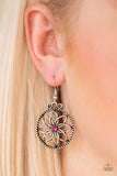 Bloom Bloom - Pink Paparazzi Earrings - Carolina Bling Boss
