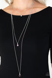 Crystal Chic - Purple Paparazzi Necklace
