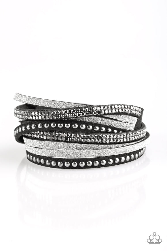 Once Upon A SHOWTIME - Black Bracelet - Carolina Bling Boss