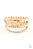 Dear To My Heart - Gold Paparazzi Ring - Carolina Bling Boss