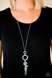 Tour de Desert - Blue Paparazzi Necklace - Carolina Bling Boss