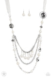 All The Trimmings - Ivory Paparazzi Necklace - Carolina Bling Boss