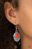 Look HUEs Talking! - Orange Paparazzi Earrings - Carolina Bling Boss