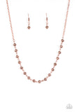 Roadside Roses - Copper Paparazzi Necklace - Carolina Bling Boss