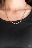 Roadside Roses - Copper Paparazzi Necklace - Carolina Bling Boss
