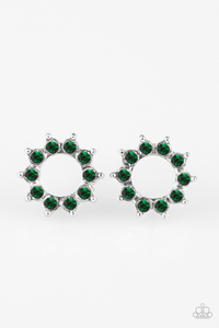 Richly Respendent – Green Paparazzi Earrings - Carolina Bling Boss