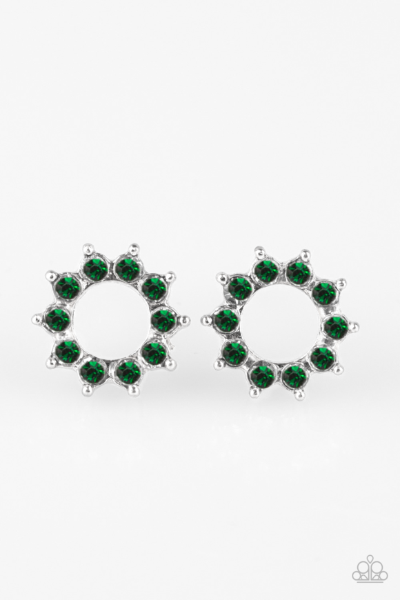 Richly Respendent – Green Paparazzi Earrings - Carolina Bling Boss