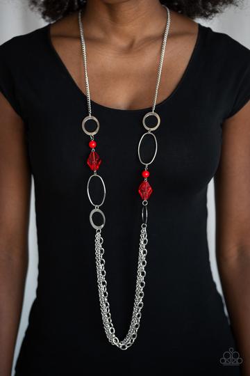 Jewel Jubilee - Red Paparazzi Necklace
