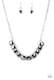 Radiance Squared - Silver Paparazzi Necklace