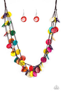 Caribbean Catch - Multi Paparazzi Necklace - Carolina Bling Boss