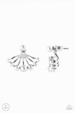 Big Dreams - Silver Double Sided Jacket Paparazzi Earrings - Carolina Bling Boss