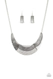 Utterly Untamable - Silver Paparazzi Necklace