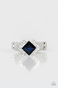 Wallstreet Winner - Blue Paparazzi Ring - Carolina Bling Boss