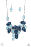 Date Night Nouveau - Blue Fashion Fix Exclusive Paparazzi Necklace