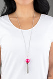 Belle Of The Ballroom - Pink Paparazzi Necklace