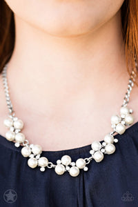 Love Story - White Paparazzi Necklace - Carolina Bling Boss