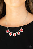 Next Level Luster - Red Paparazzi Necklace