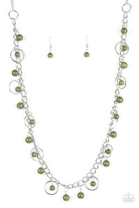 Wolf Creek - Green Paparazzi Necklace - Carolina Bling Boss