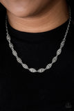 Daisy Dream - Silver Paparazzi Necklace - Carolina Bling Boss