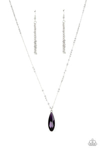 Prismatically Polished - Purple Paparazzi Necklace