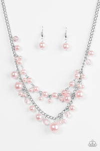 Blissfully Bridesmaid - Pink Paparazzi Necklace - Carolina Bling Boss